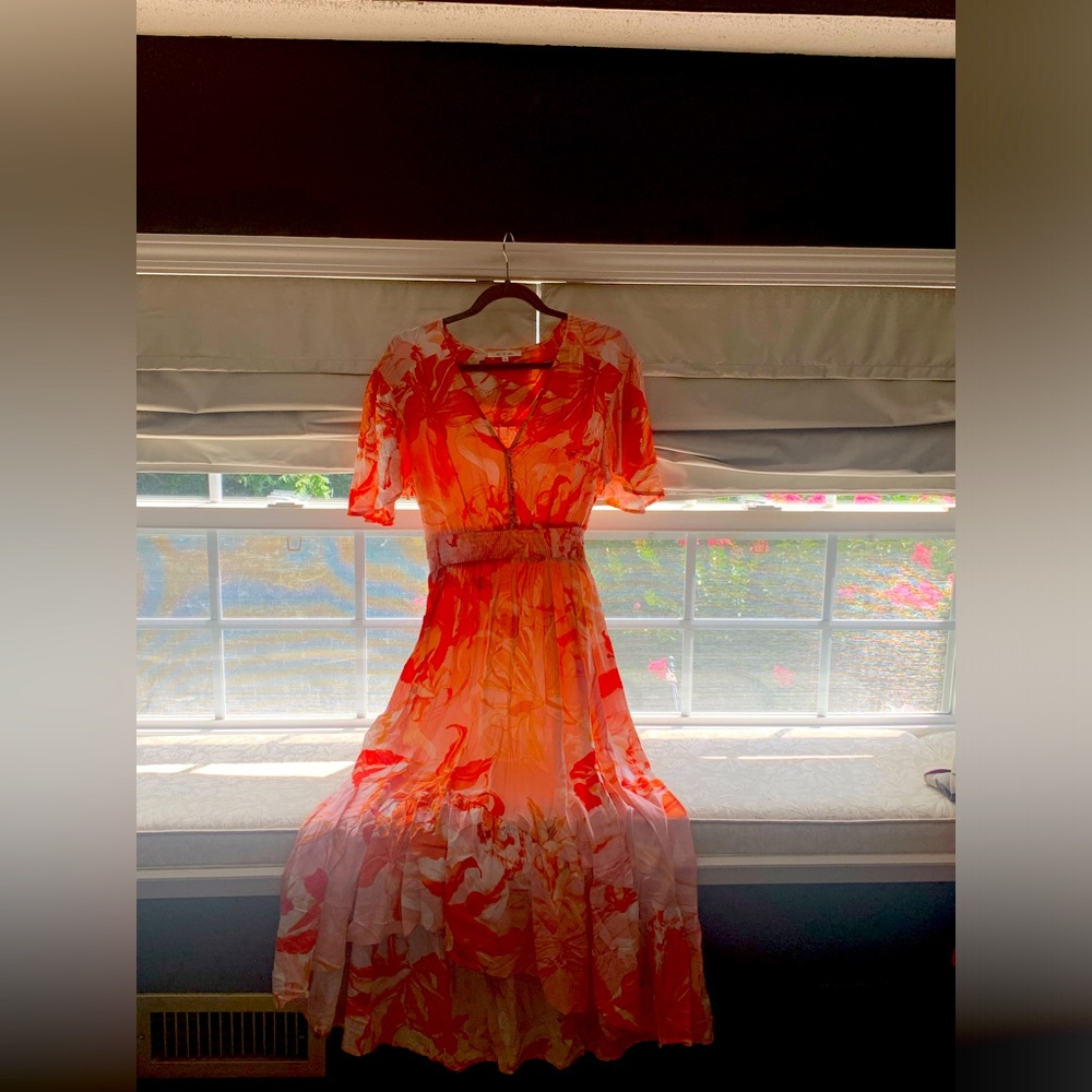 Floral High Low Summer Dress